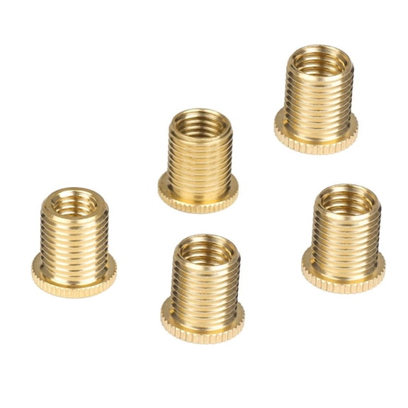 5 Pieces Brand New Gear Knob Lever Head Thread Adapter Nuts M10x1.25