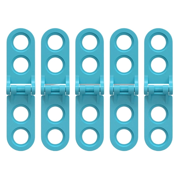 5 Pieces Cardboard Hinges Construction Connectors Hand on Reusable Plastic for Boys Girls Home Play DIY Crafts