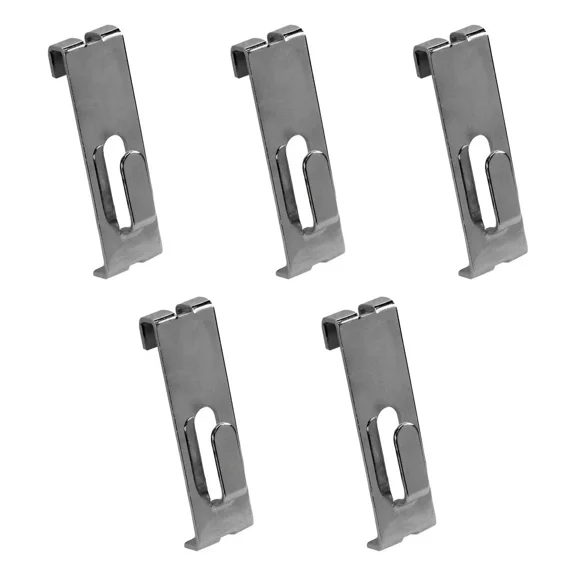 5 Pieces Chrome Gridwall Utility Hook For Grid Panel Display - Picture Notch