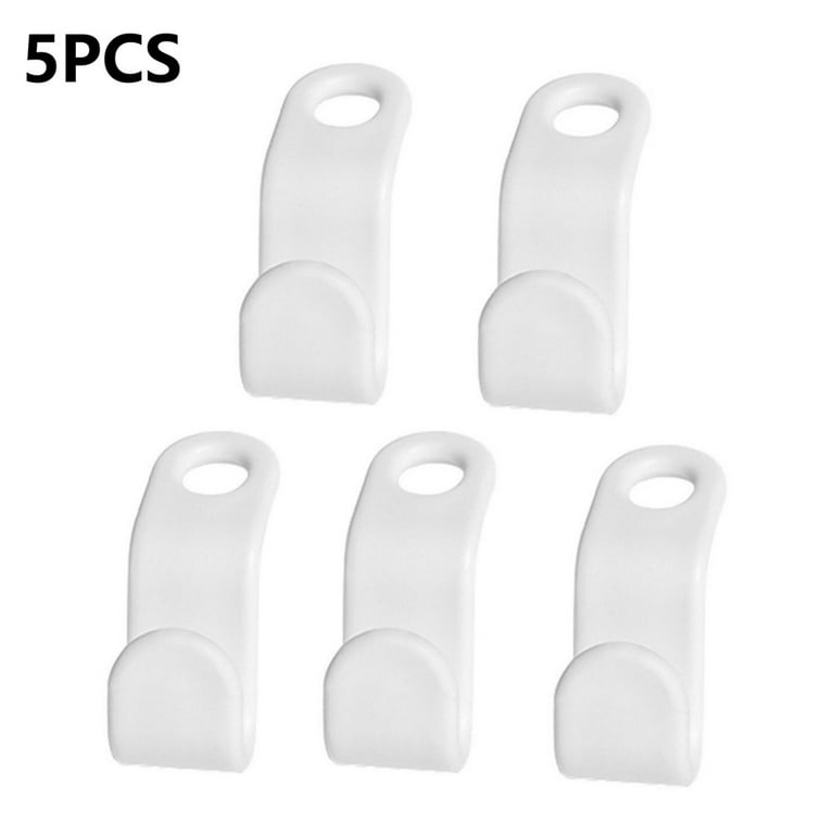 6 PCS Mini Clothes Hanger Connector Hooks Extender Clips Plastic