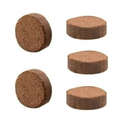 5 Pieces Coconut Fiber Potting Mix,Coconut Brick for Plants Compressed Bricks - Coir Pith -Replacement of PeatMoss   Soilless Growing Medium