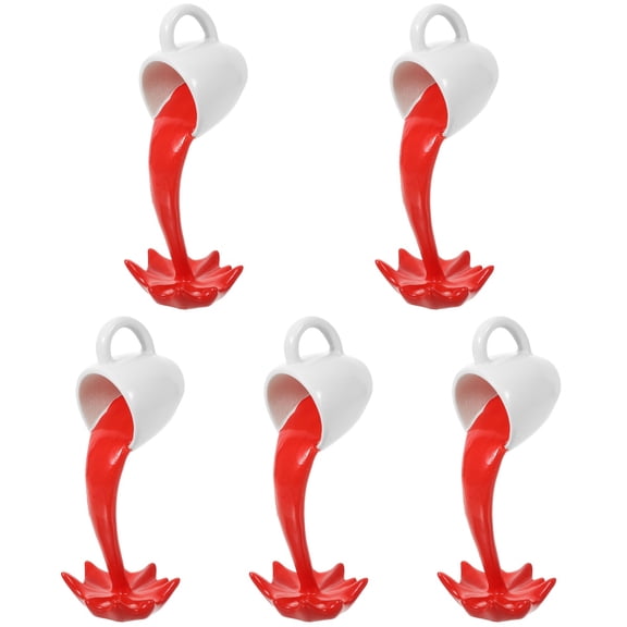5 Pieces Coffee Mugs Flowing Cup Floating Decoration Creative Splash
