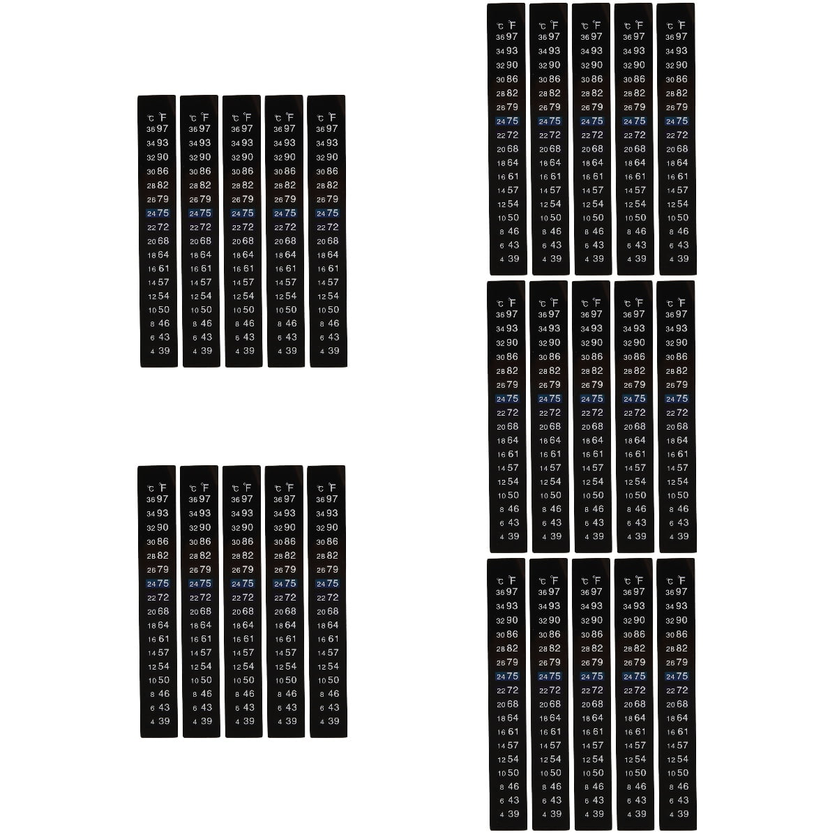 5 Pieces Display Temperature Label Fermentation Tank Sticker - Walmart.com