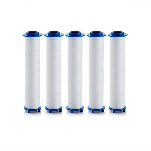 5-Pieces Drivse Showerhead Filters,Filters For Drivse Showerhead Ion Shower Drops Head Filter Shower Head With Handheld Drivse Showerhead Iondrops Filtered Shower Head Filters,Blue,3x1"