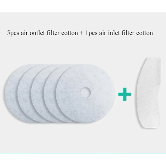 5 Pieces Dryer Exhaust Filter Cotton Set Replacement Air outlet filter cotton.