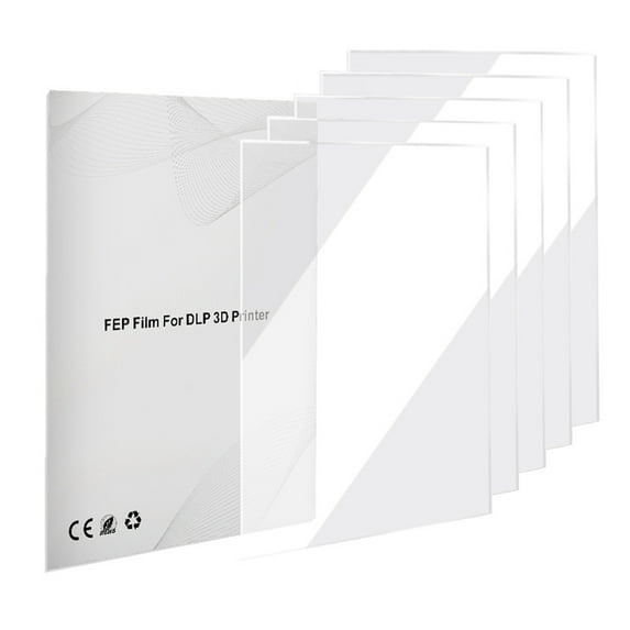 5 Pieces FEP Film Sheet 280x200mm High Transmittance Strength, 0.15mm Thickness