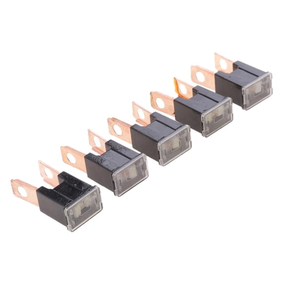 5 Pieces FLK-M 32V Male Straight Long PAL s , Black, 80A