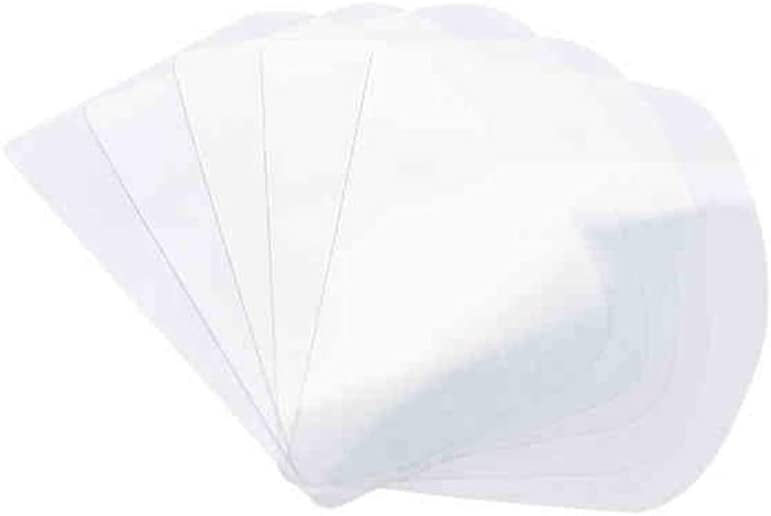 5 Pieces Flexible Plastic Cake Scraper Smoother Transparent Cream ...