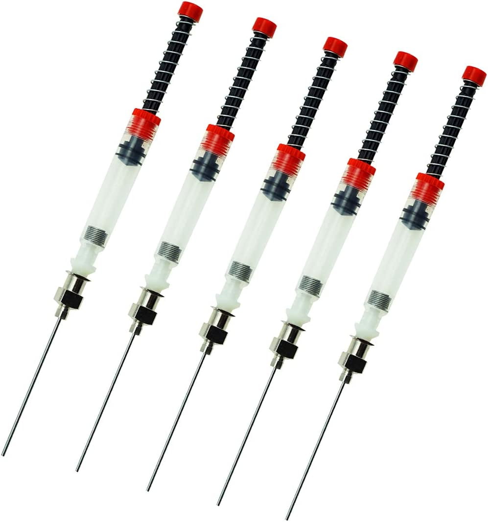 5 Pieces Fountain Pen Ink Syringe Filler Ink Filling Syringe with Metal
