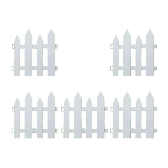 5 Pieces Garden Fence Border Decoration Plant Flowers Protect for Yard Lawn Edging Flower Bed Christmas Tree Decorative 30cmx30cm