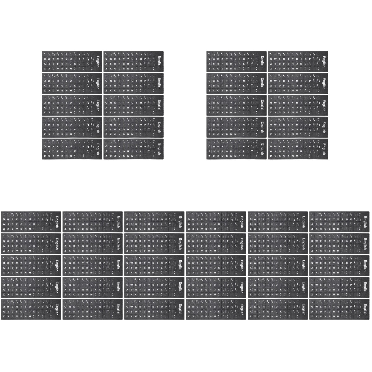 5 Pieces Keyboards Keyboard Stickers Keyboard Key Label 18.00X6.50X0 ...