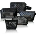 thumbnail image 1 of 5 Pieces Mesh Heart Makeup Bags Sets, Zipper Mesh Cosmetic Bag Toiletry Bag, Portable Travel Makeup Bags for Women, Organizer Bags for Home Office Travel (Blk), 1 of 5