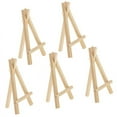 thumbnail image 1 of 5 Pieces Mini Wooden Easel Display Painting Stand Card Canvas Holders 2 Sizes - S, 1 of 6