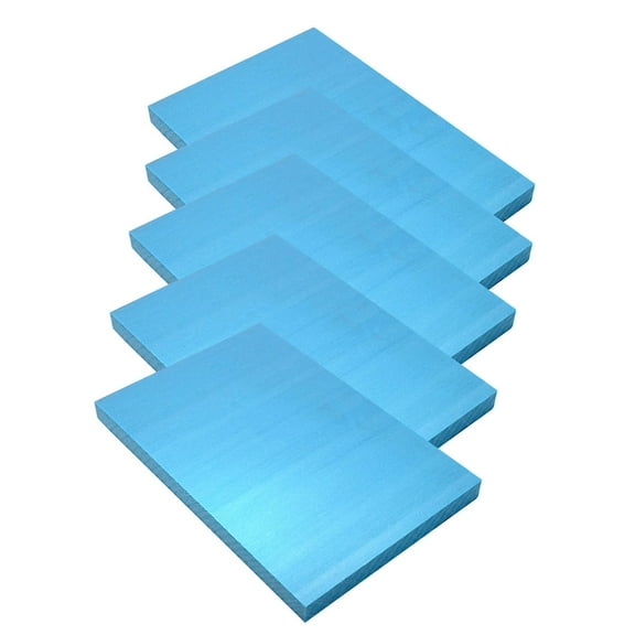5 Pieces Modeling Foam Board Arts Foam Sheets Craft Block High Density XPS Material School DIY Projects