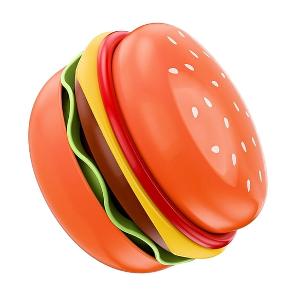 5 Pieces Novelty Burger Styles Ceramic Plates Bowls Kitchenwares Set Heat Resistant Materials Party Essential Tableware