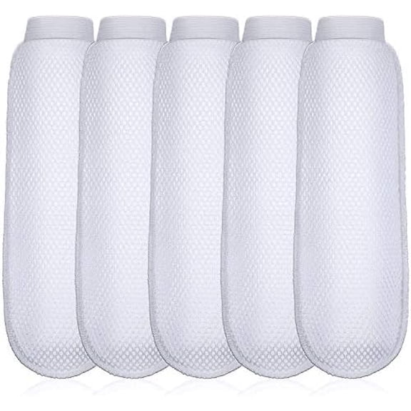 5 Pieces Nylon Lint Traps for Washing Machine Discharge Hose Lint Traps Nylon Mesh Catcher for Washing Machine Drain Systems Cleaning Tools