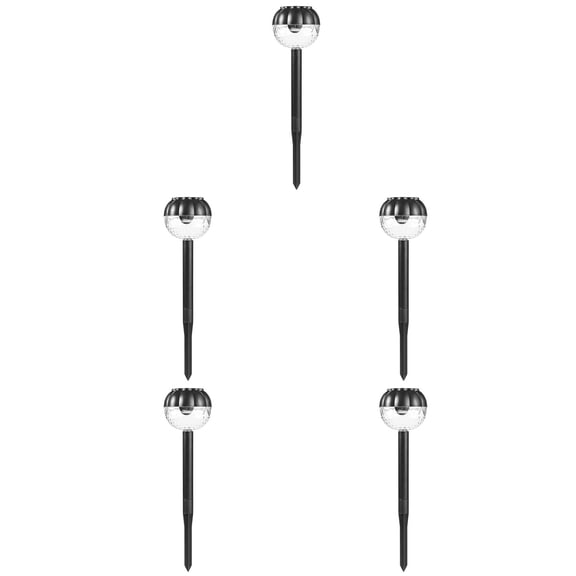 5 Pieces Outdoor Garden Lights Solar Powered Ground Inserting