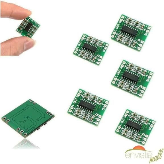 5 Pieces PAM8403 Mini 2 Channel Stereo 3W Class D Audio Power Amplifier Module Boards