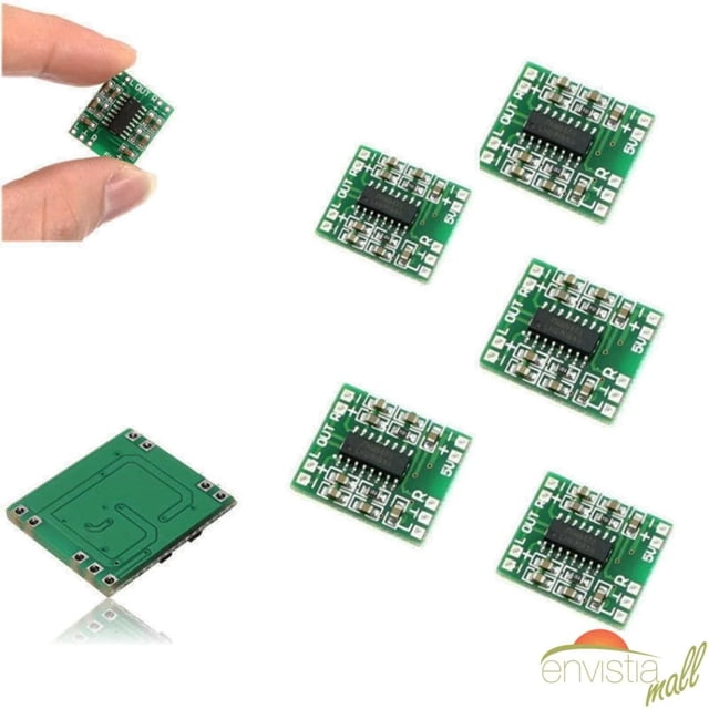 Pam8403 Dual Channel Module 5 Pieces PAM8403 Mini 2 Channel Stereo 3W Class D Audio Power Amplifier ...