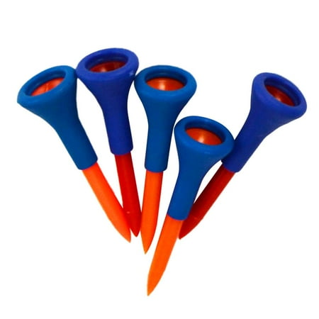 5 Pieces Quality Soft Rubber Cushion Tees Random Color - Medium