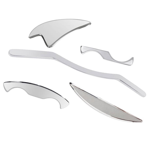 5 Pieces/Set Stainless Steel IASTM Relaxation Massage Tool Fascia Recovery Muscle Massager Scraping Massage Tool