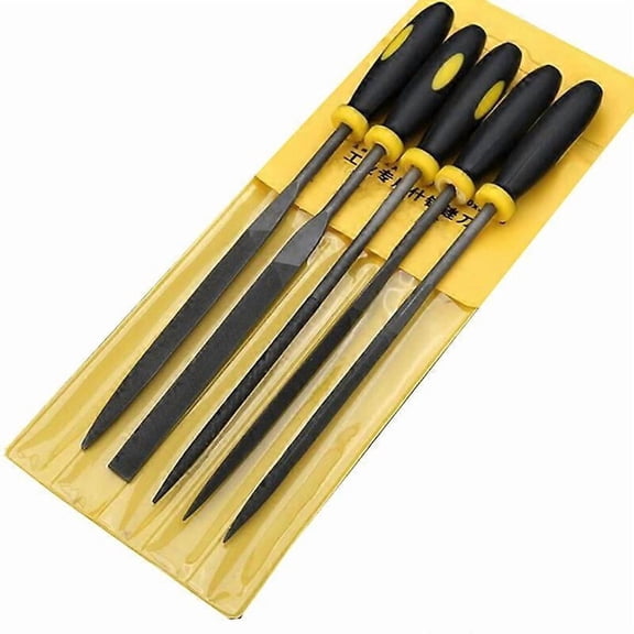 5 Pieces/Set of Professional Technical Diamond File 3X140Mm Raft Needle Metal Cutting Tool Glass Me