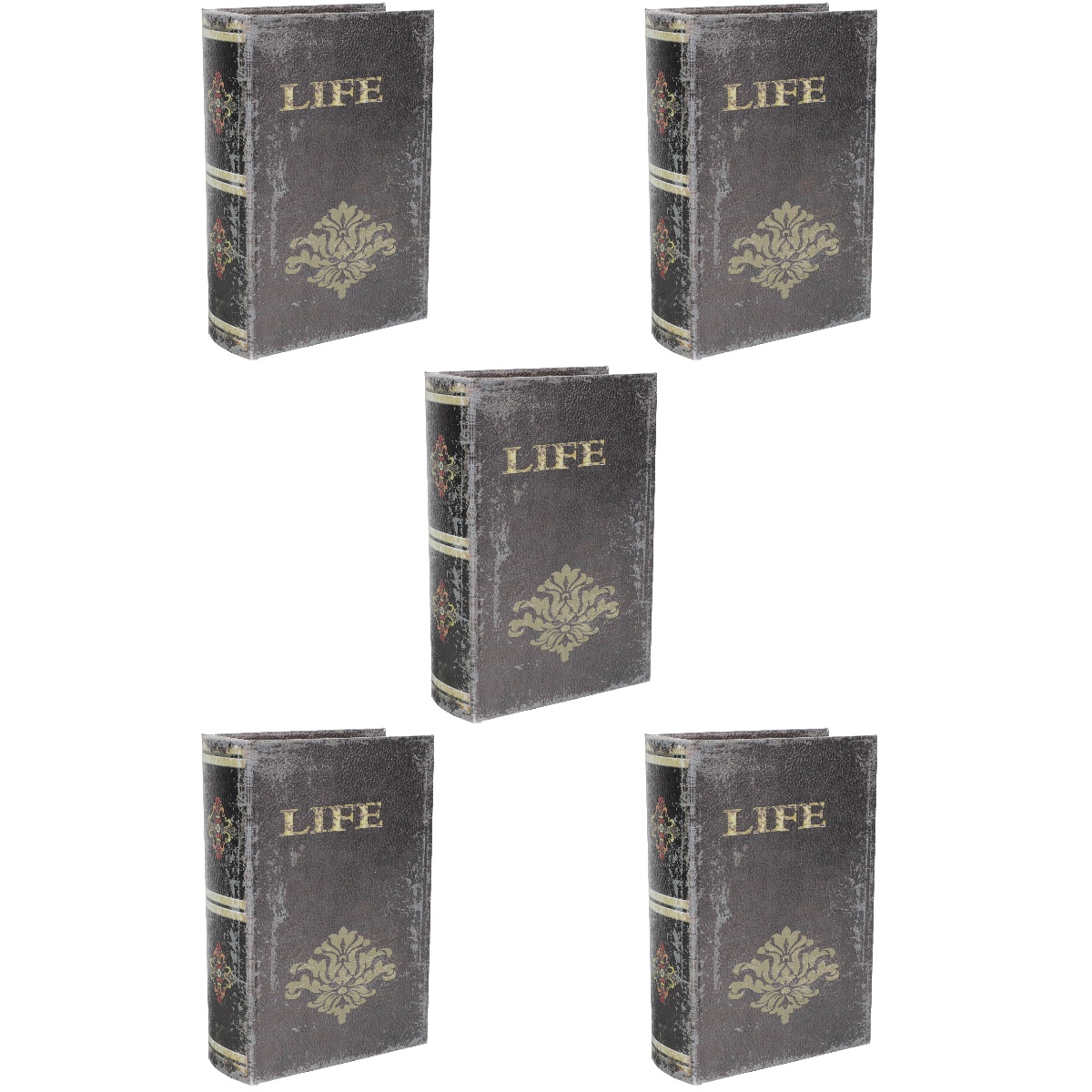 FESTFENDS Wood Bible Box Festive and Bright Colors 5Pcs 7.47x5.11x1 ...