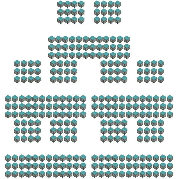 5 Pieces Sprinkle Tin Billiard Accessories Pool Cue Playing Supplies