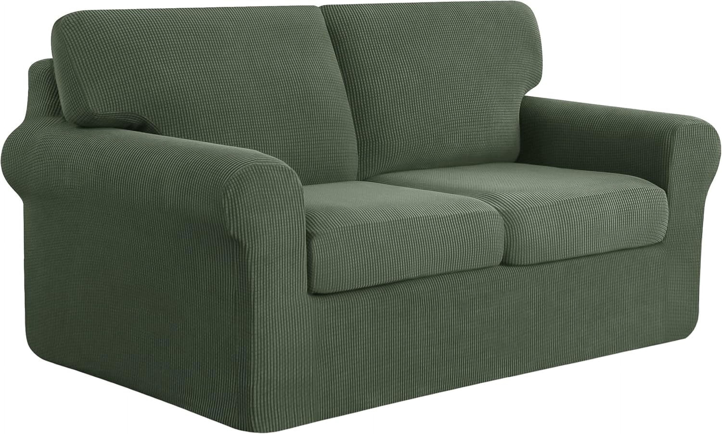 5 Pieces Stretch Sofa Slipcover Sets Couch Cover Sets Backrest Cushion