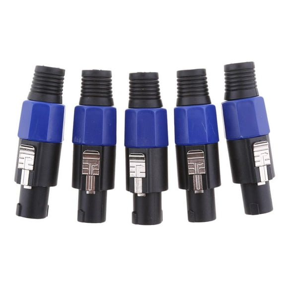 5 Pieces Universal Speaker four pin Connector Audio, Speaker