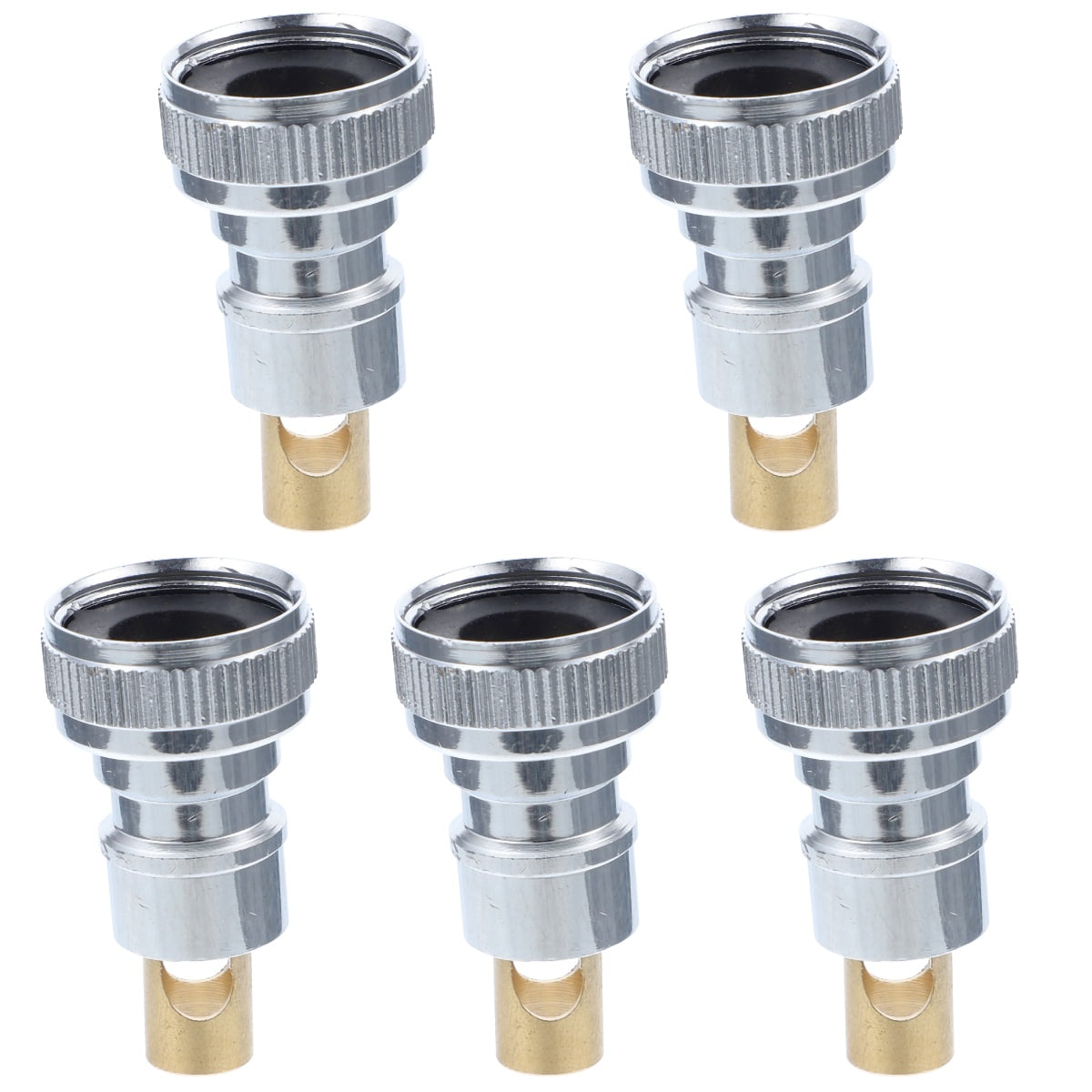 5 Pieces Washer Machine Water Faucet Adapter 3/4 Quick Connect Fittings Sink Antishedding
