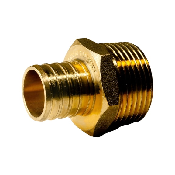 5 Pieces XFITTING 1" Pex x 1" Male NPT Adapter, 24-4-3=5X