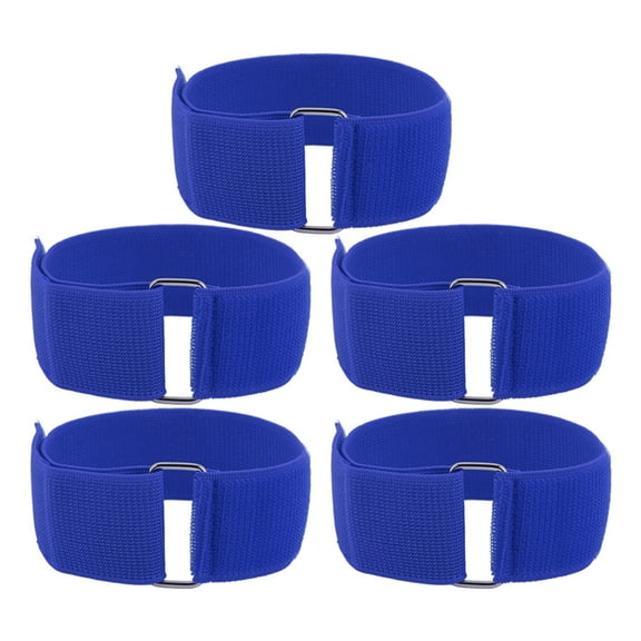 5 Pieces for Outdoor Fun, Kids & Adults Party, Birthday, Carnival Events, Blue 3-Legged Race Game Set