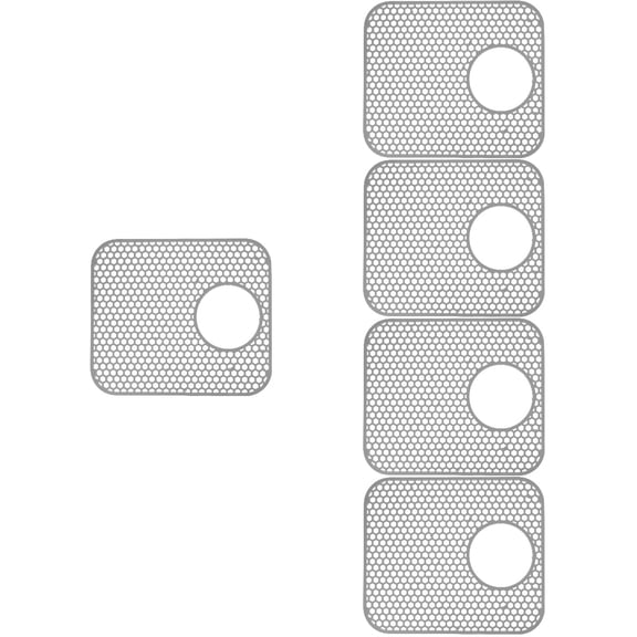 5 Pieces under Sink Mat Waterproof Lightweight Flexible