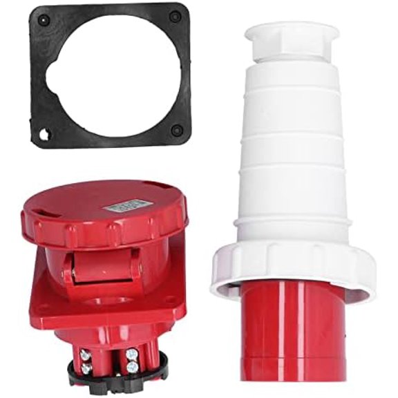 5 Pin 3 Phase Plug Connector Plug Socket Electrical Connector Industrial Plug Socket 380V to 415V$$Tools