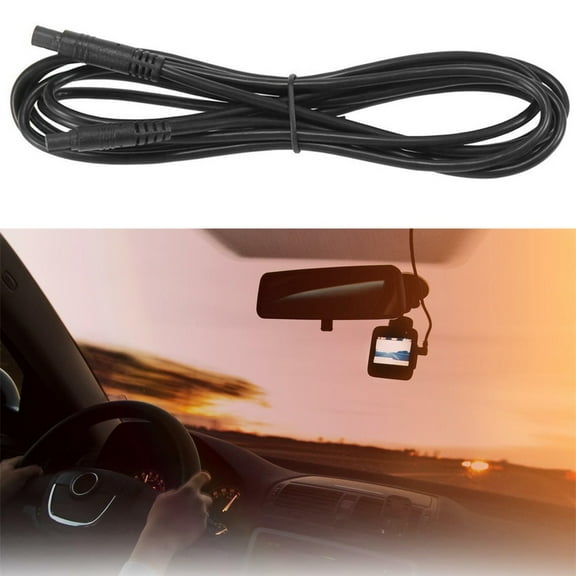 5 Pin 6.5ft 2m Backup Camera Extension Cable Dash Camera Cord Wires for Car