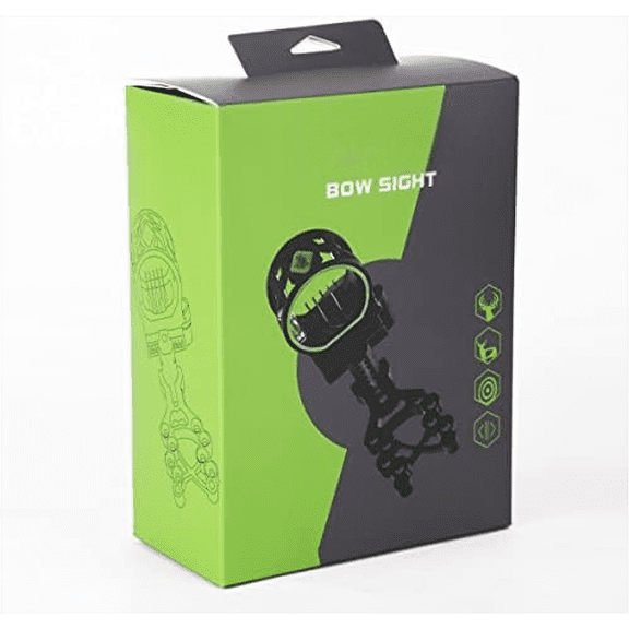 5 Pin Bow Sight with Rheostat Light and Reversible Mount Design$$Other