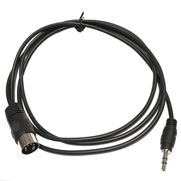 5-Pin Din Male to 3.5mm(1/8in) Stereo Male Professional Copper Core Audio Cable for Midi Audio Equipment Accessories
