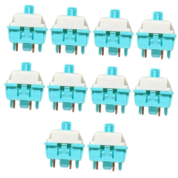5-Pin Mechanical Keyboard Switches with Integrated Lighting Guide 45gf