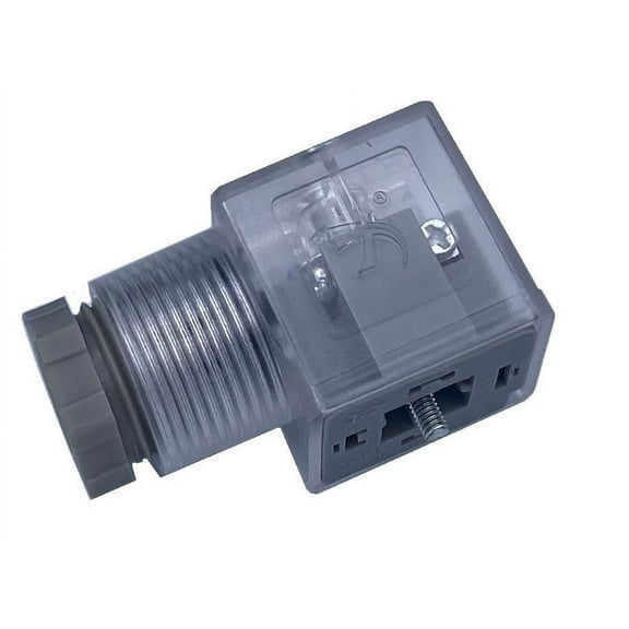 5 Pin Solenoid Valve Electrical Connector DIN 46350 with LED