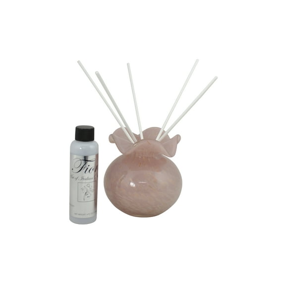 5" Pink and Gold Glass Vase Aroma Diffuser