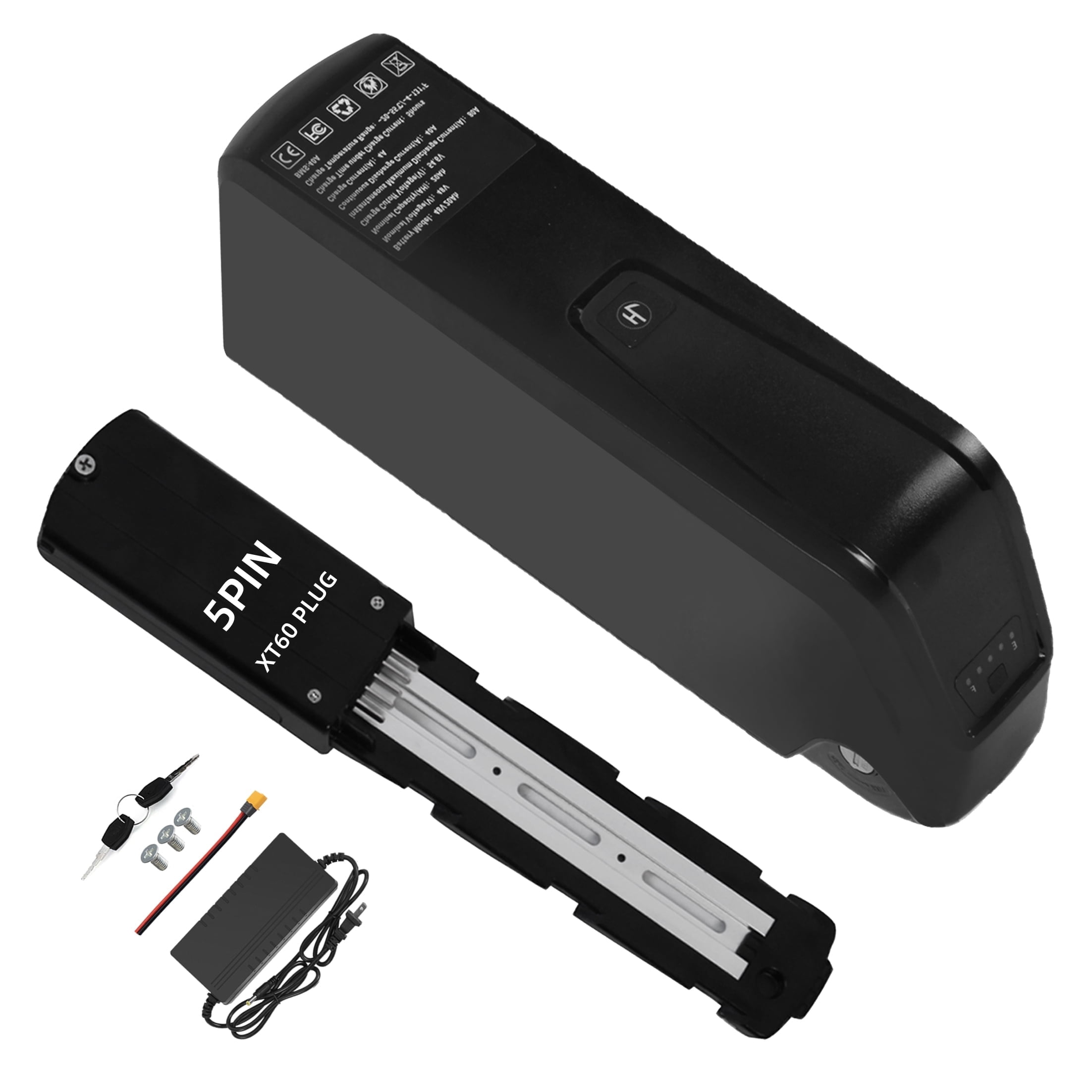 Batterie Vélo électrique 48V 20Ah 13S4P – Lithium Rechargeable, XT60, BMS Intégré, Compatible Moteur 200–1000W