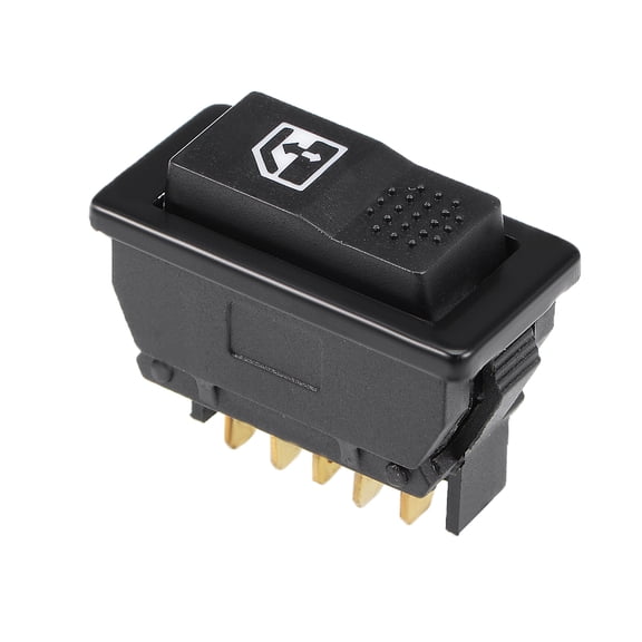 5 Pins Car Window Switch Car Master Rocker Switch Momentary DC 12V, 1pcs
