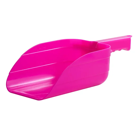 5 Pint Plastic Utility Scoop, Pink M31Cq