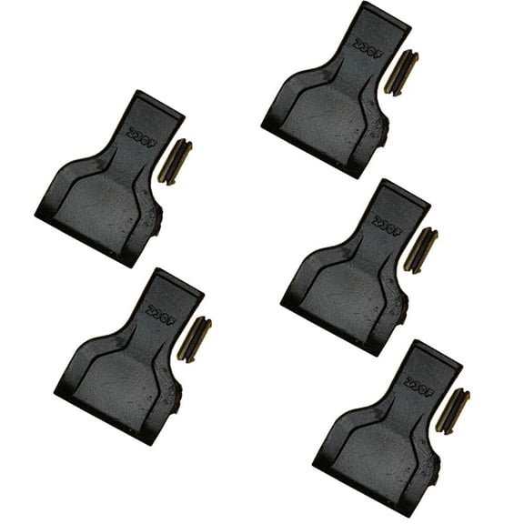 5 Pk 23F 230F 230Chf Teeth Tooth W/ Pin 23Pn For Backhoe Mini Excavator Bucket