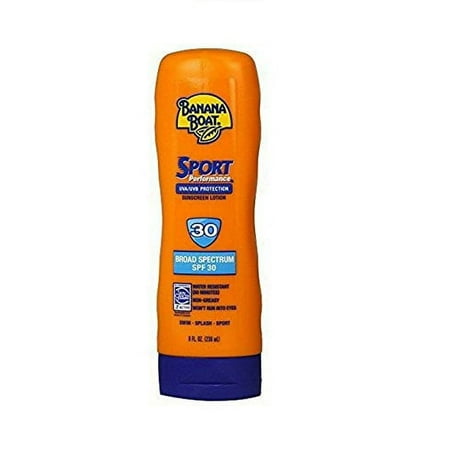 5 Pk Banana Boat Sport Performance Sunscreen, PowerStay Technology SPF 30 8oz Ea