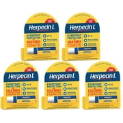 5 Pk Herpecin-L LIP BALM STICK SPF 30 Protectant Sunscreen cold sore .10oz Ea