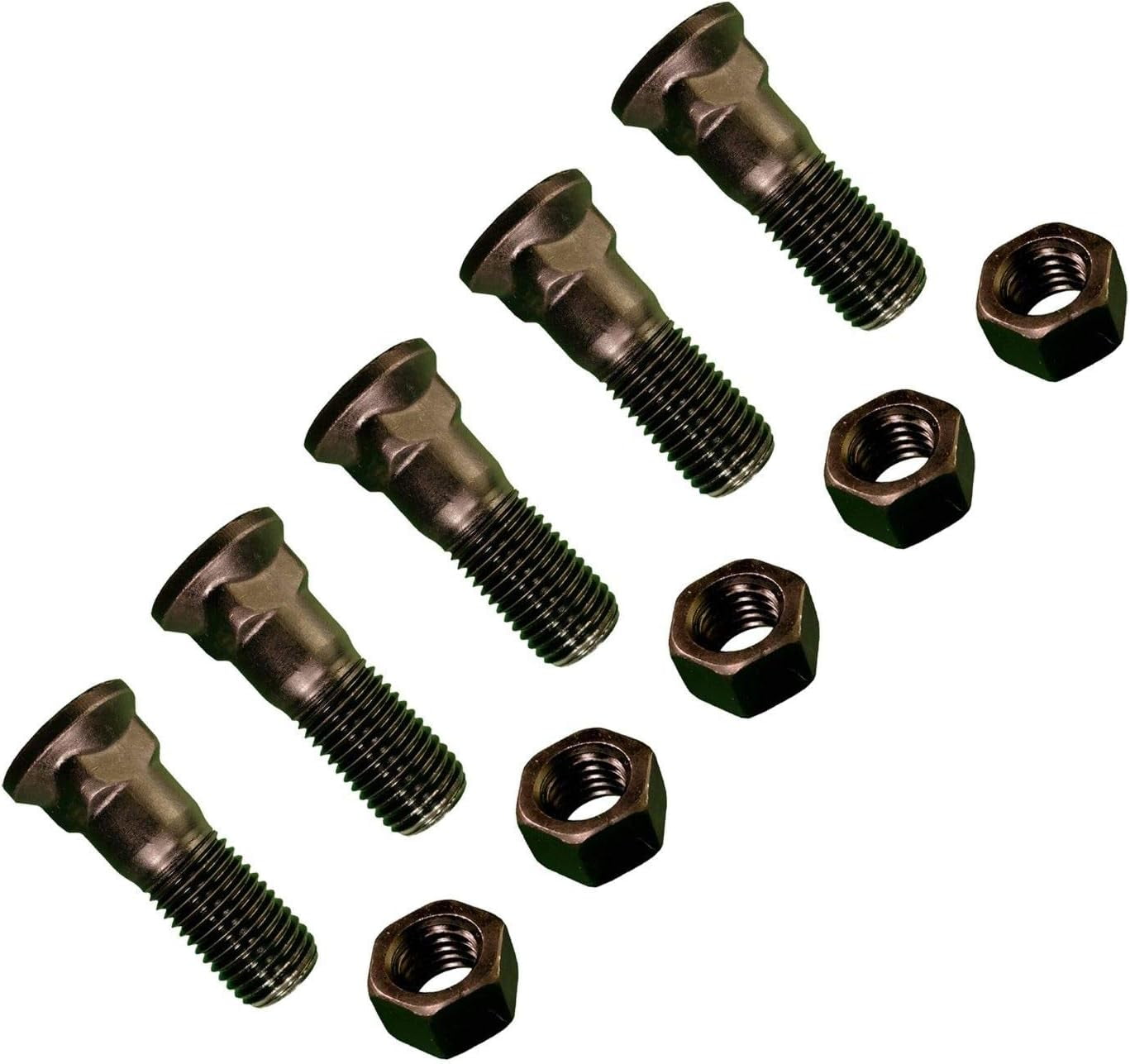 Bulloni Per Lama Spazzaneve 5/8-11x2 Grado 8 – Set Con Dadi Autobloccanti E Rondelle (5 Pezzi)