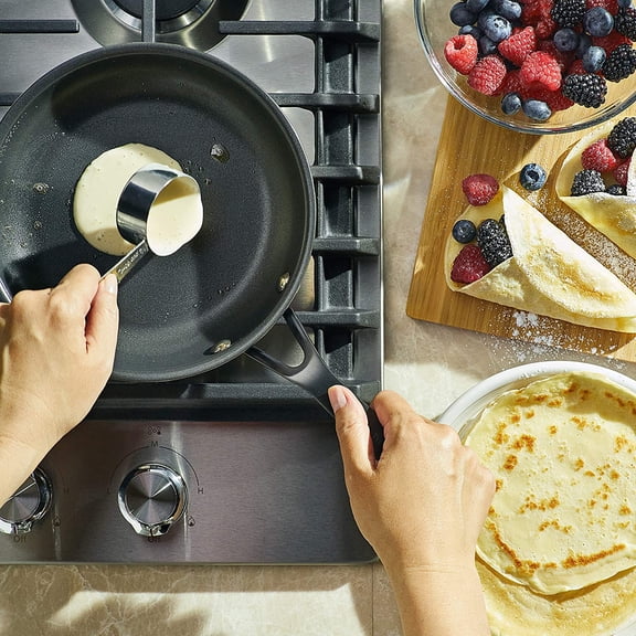 5-Ply Clad Polished Stainless Steel Nonstick Fry Pan/Skillet, 8.25 Inch