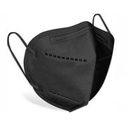 5-Ply Disposable Face Mask, Individually Wrapped - Jet Black 20 Pack - WeCare